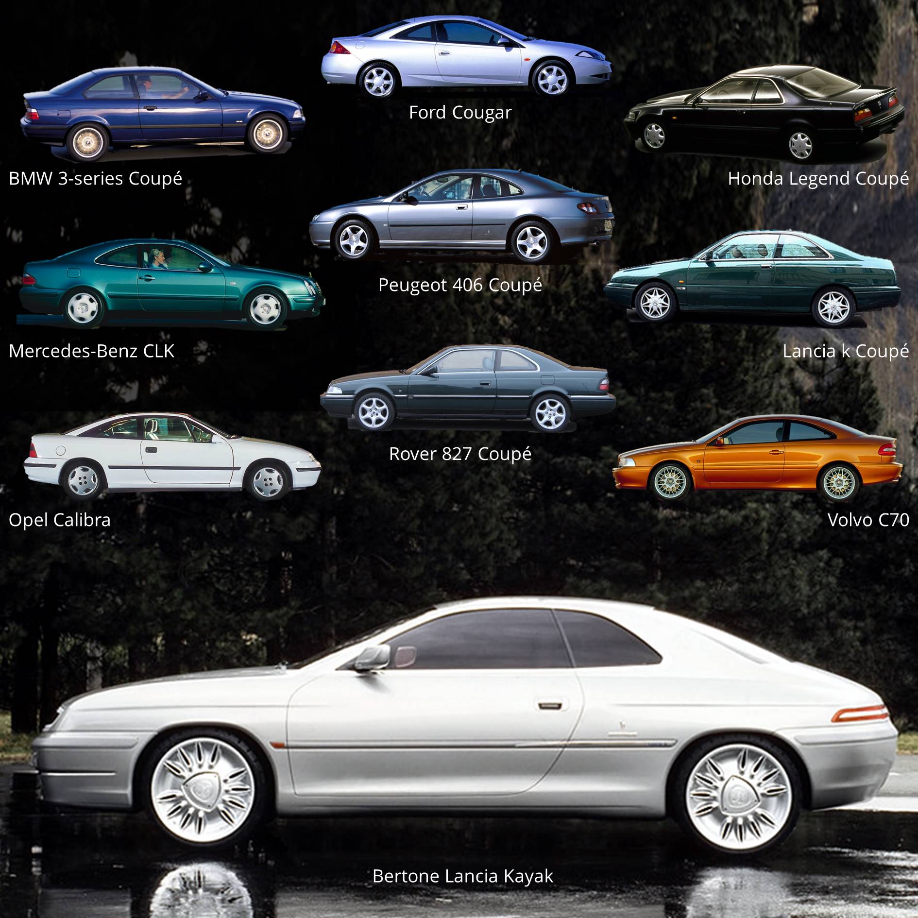 Luxury coupés 90s