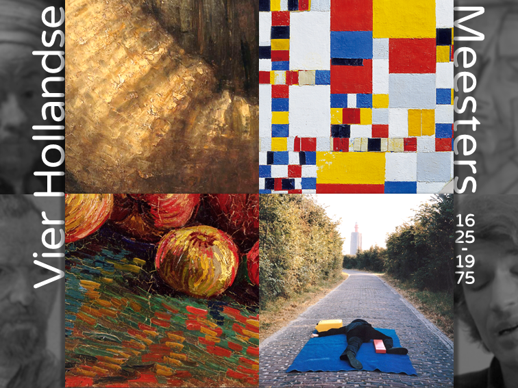 Rembrandt, Van Gogh, Mondriaan, Ader