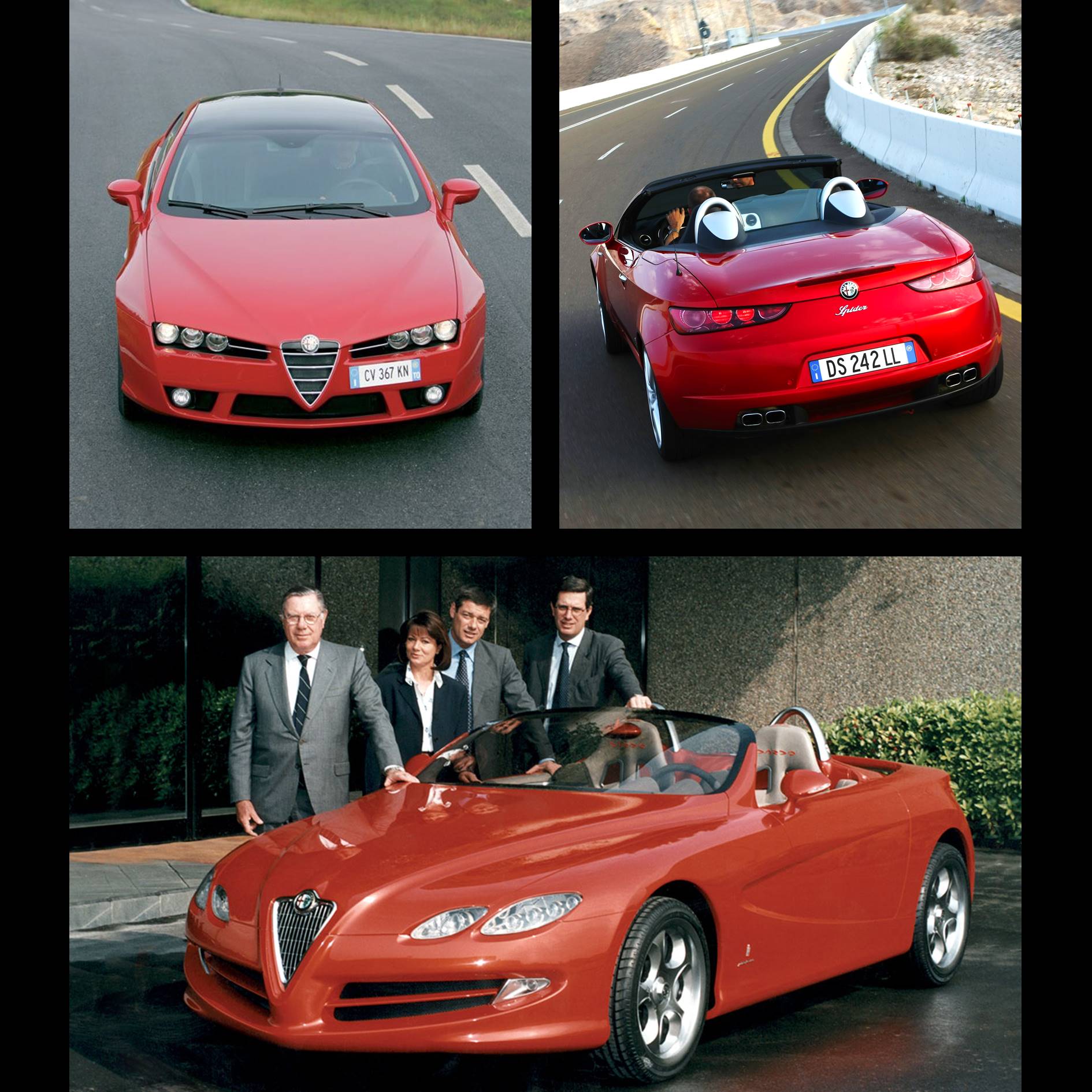 Alfa Romeo Brera & Spider en Pininfarina Alfa Romeo Dardo